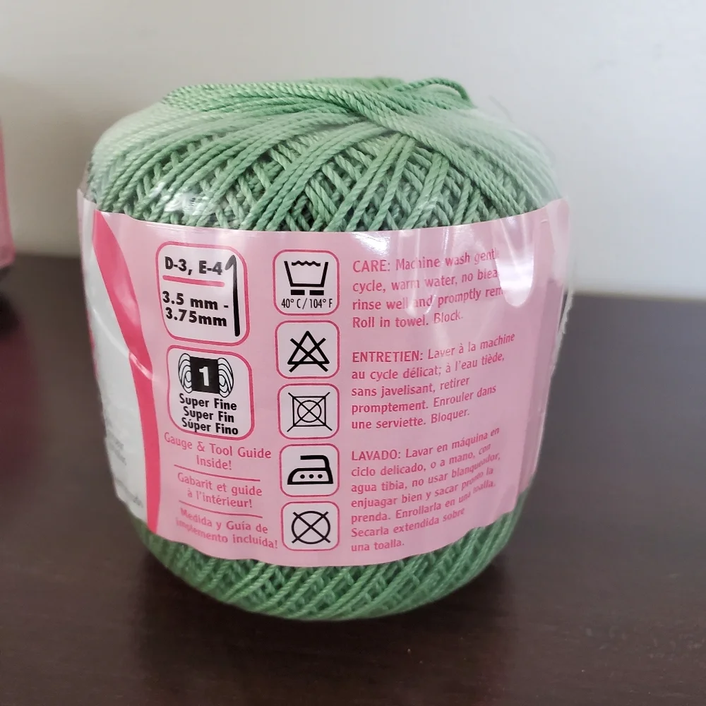 Aunt Lydia's Crochet Thread Fashion ~ Size 3 Lot of 4 Skeins NWT 100% Cotton